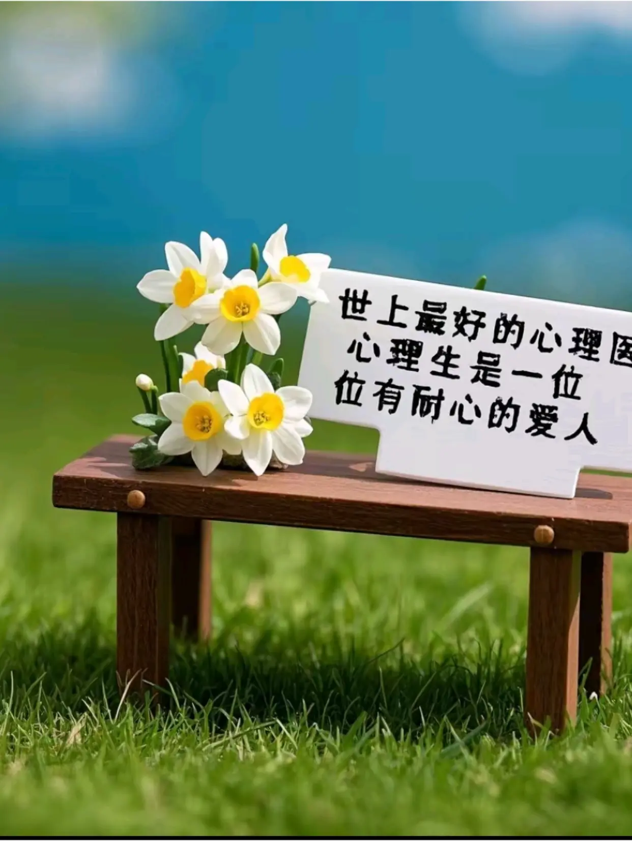 世界是最好的心里医生就是有一位耐心的爱人