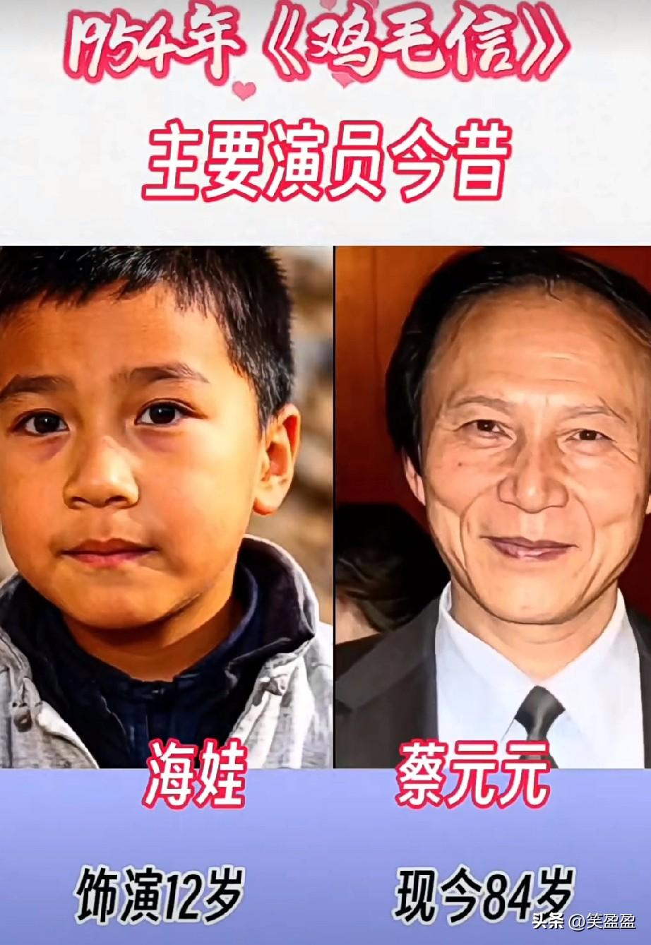 1954年《鸡毛信》主要演员今昔
蔡元元、舒适、蒋锐……还记得他们吗？