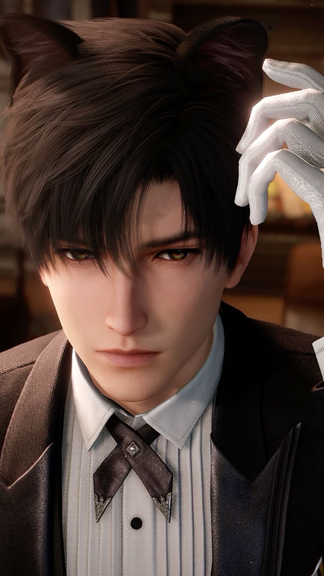 恋与深空 人夫感拉满了！简直是主人级别的🐈⬛黎深活人感