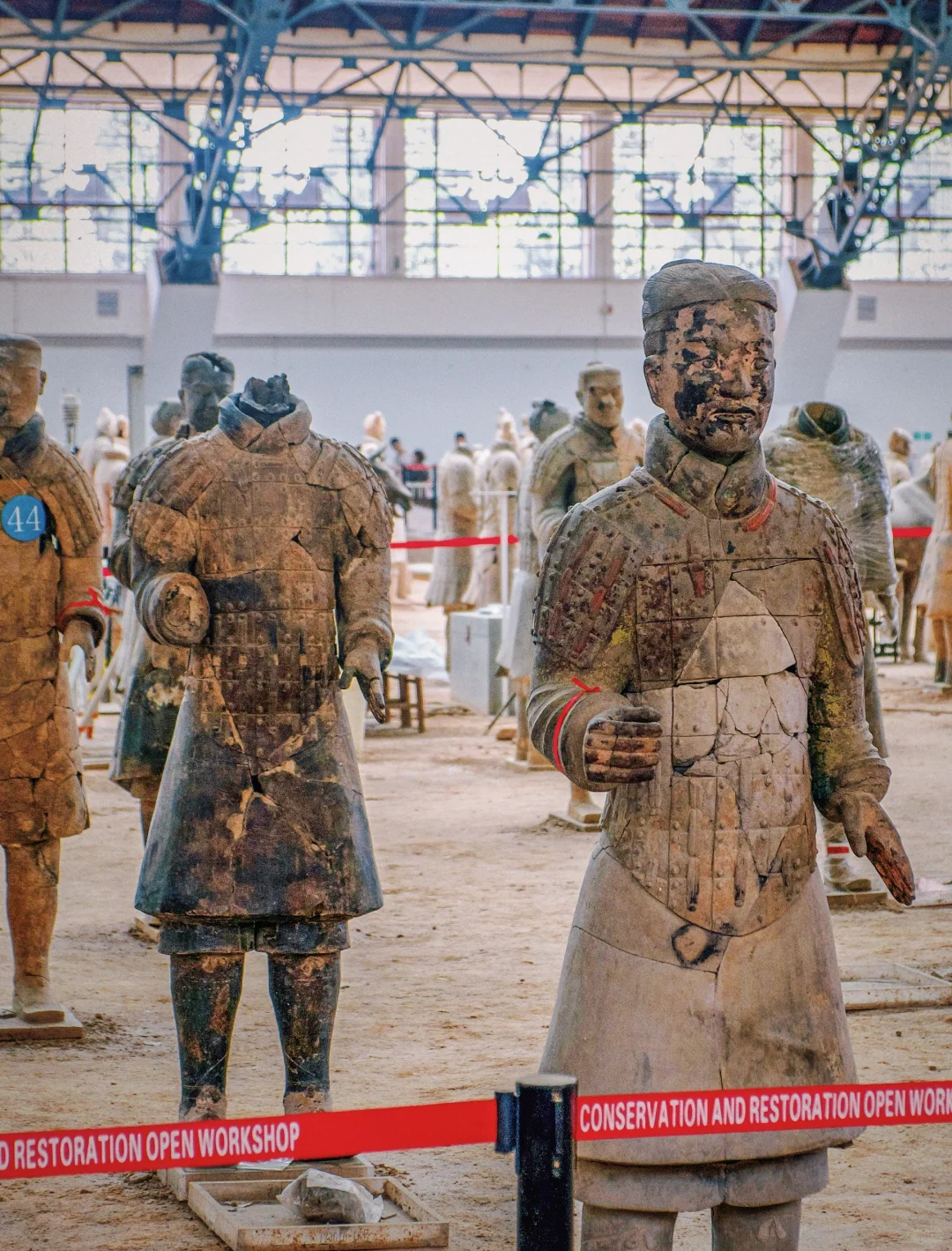 看到彩色兵马俑那刻，才懂得学考古的意义‼️