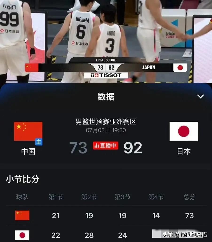 好消息：日本队两大核心八村垒和河村勇辉都没来。坏消息：就一个归化中锋霍金森，我们