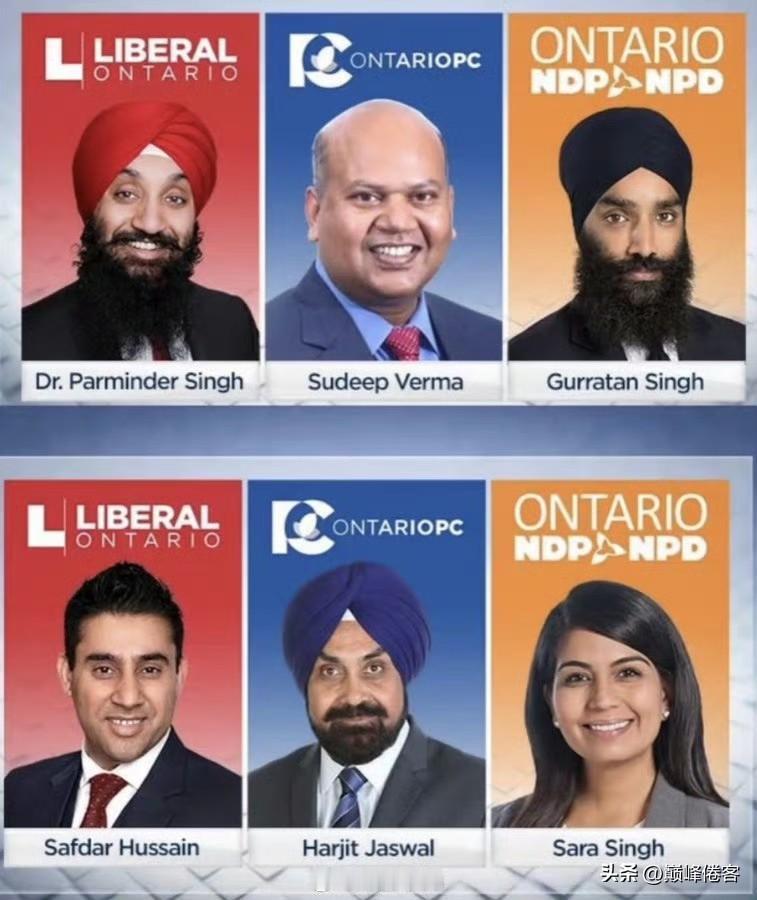 加拿大的地方选举，怎么都是印度人？加拿大也变成印度的了？ ​​​