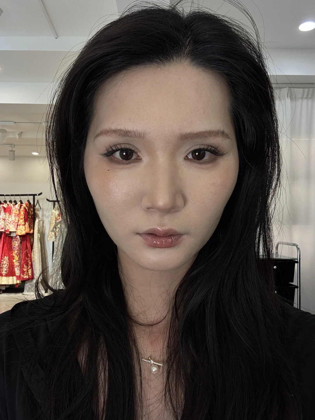 会自己化妆的姐妹试妆后