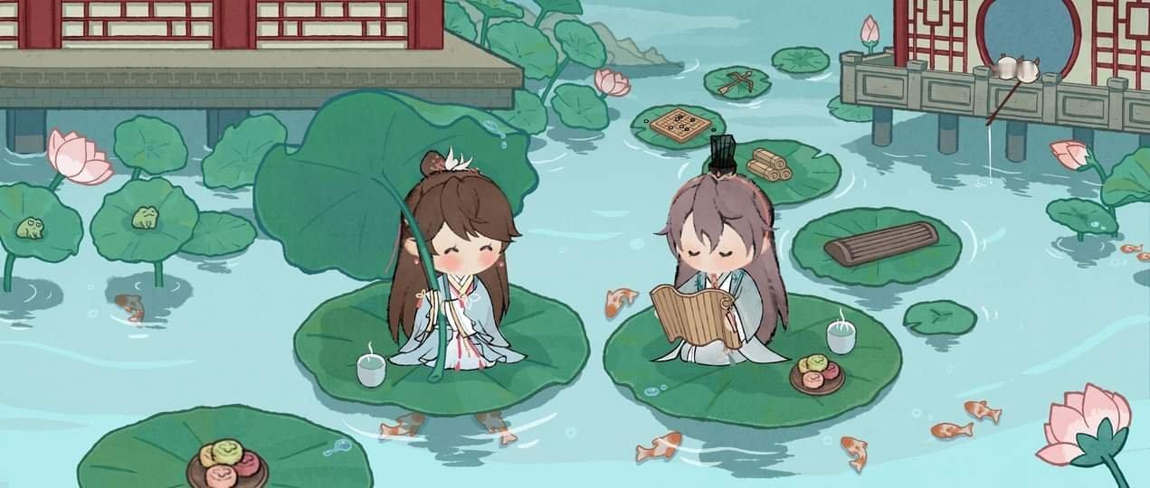 #代号鸢[超话]#殿下，為了慶祝袁氏別院翻新，畫師根據打聽來的佈局，繪製了這副【