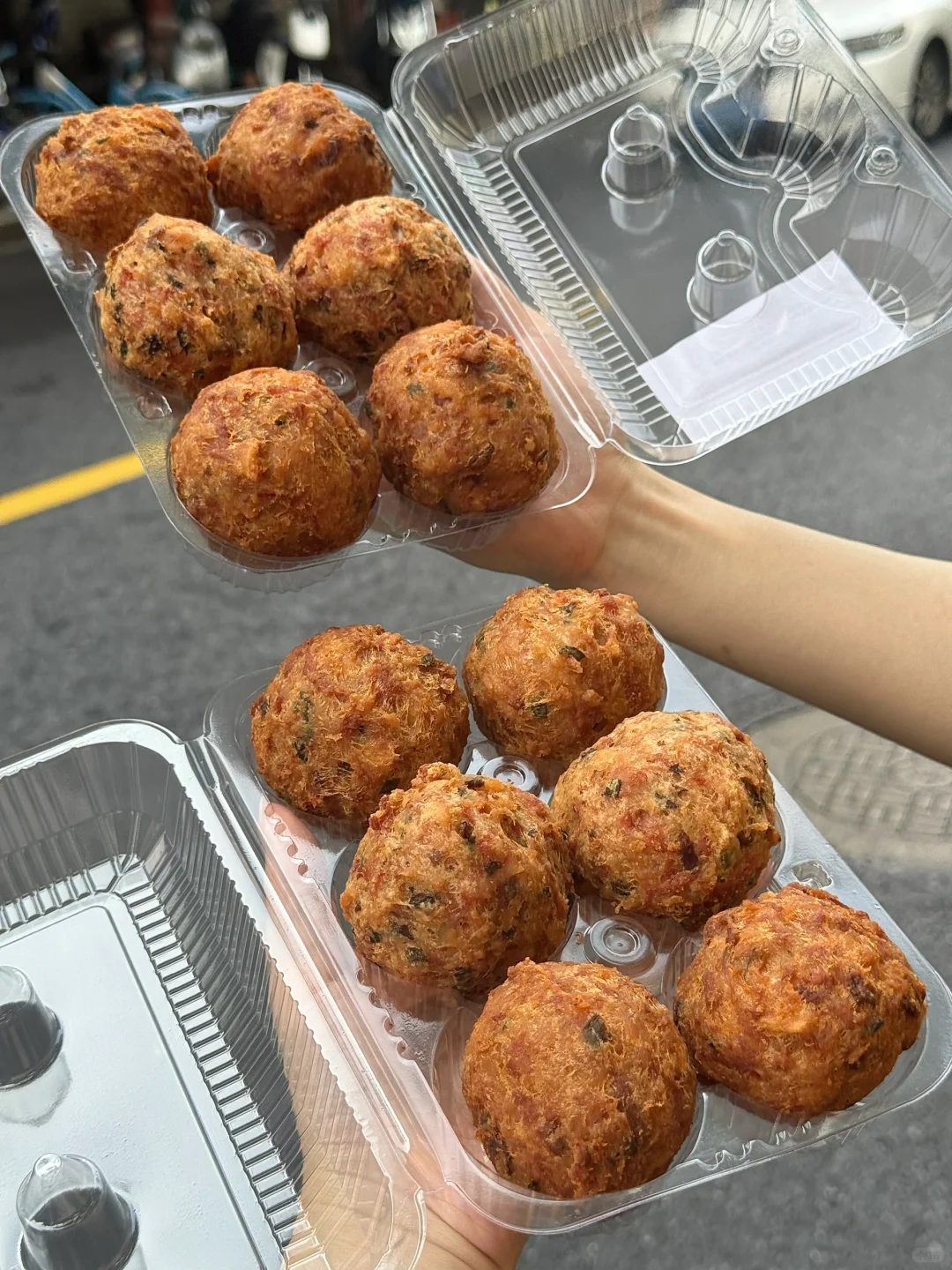 坐车两小时……也要买的狮子头！！