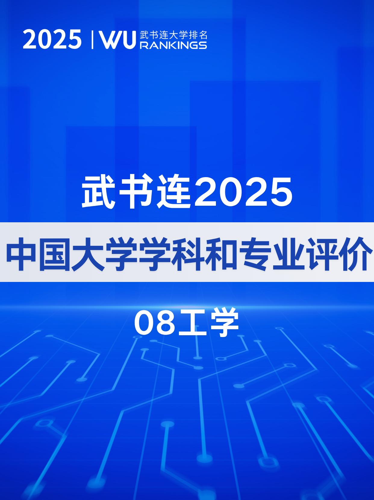 武书连2025中国大学学科和专业评价-08工学
工学：工学是应用科学原理设计、开