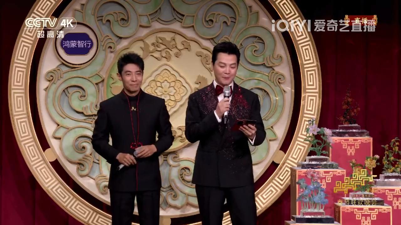 春晚那个我就想知道王菲的这个眉毛和撒贝宁那个眉毛是同一个化妆师弄的吗？说实在的，