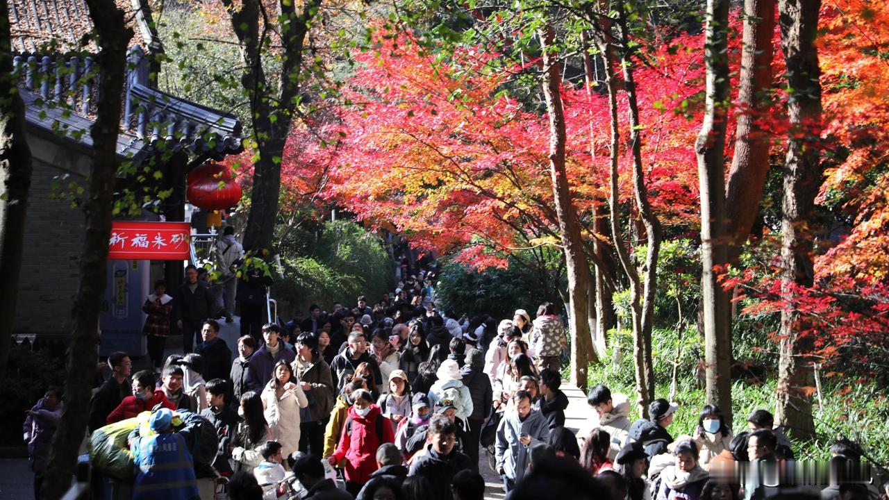 栖霞山随咏
李绍山
栖霞天下识，骚客爱斯山。
圣佛高崖刻，疏钟古寺还。
桃花三涧