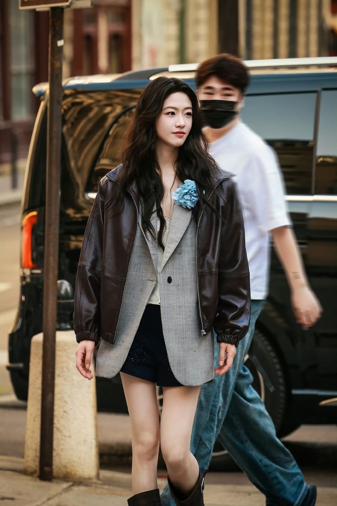 向涵之李嘉元同框同框即名场面！两位美女同框太养眼了✨向涵之回国路透我们涵之平安落