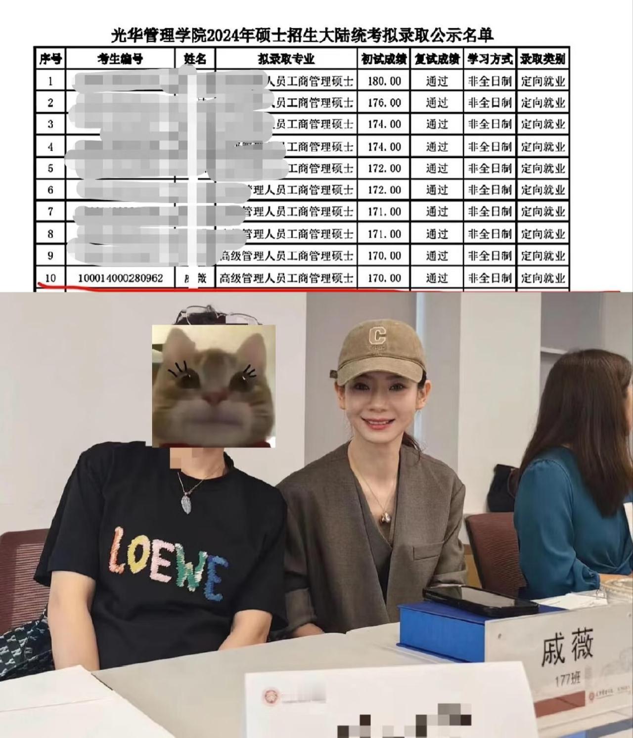 戚薇北大考试上热搜了！ 她去年冬天穿着大羽绒服跟学生们一起考试，要考英语、数学、