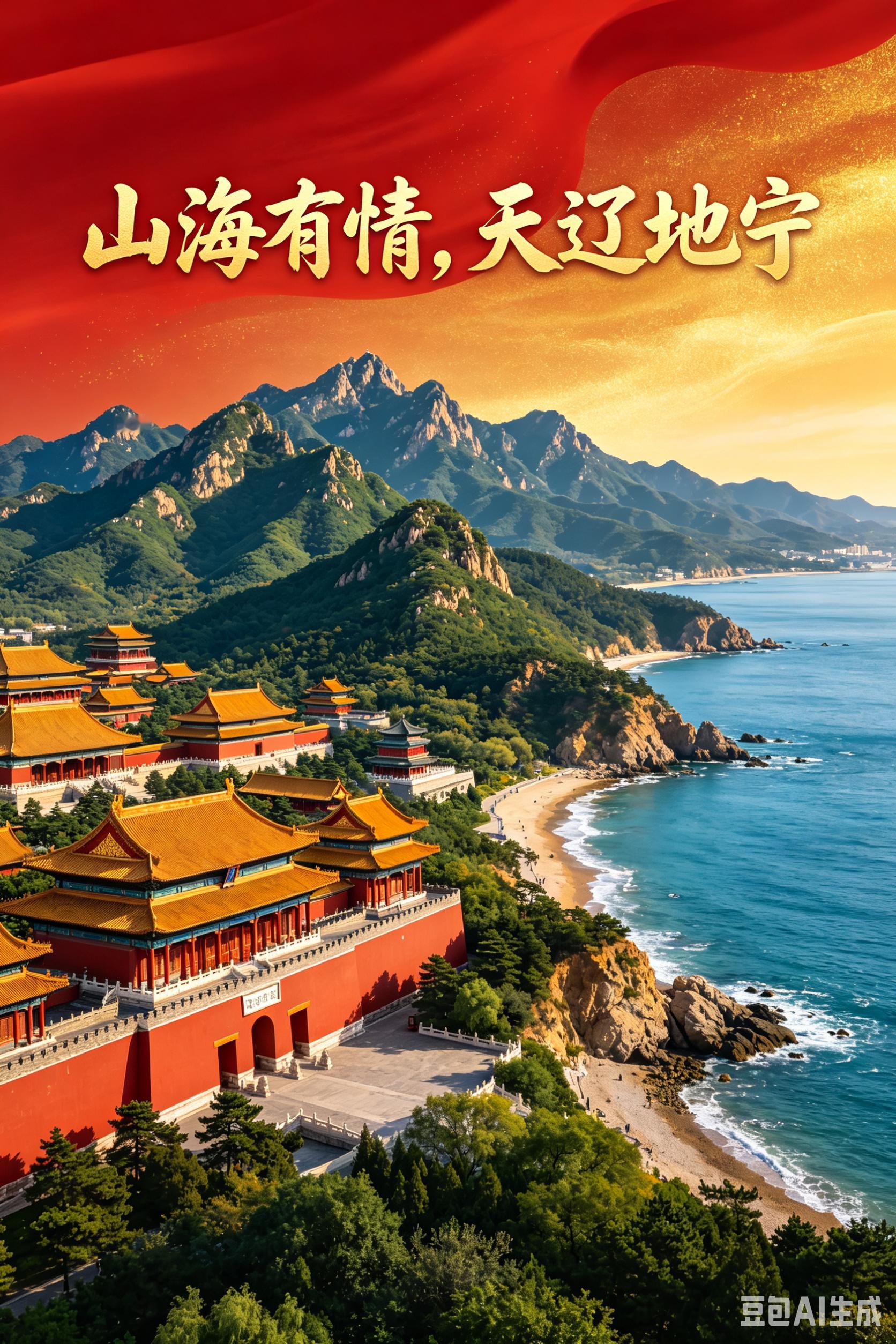 必须投辽宁！辽宁文旅&城市宣传总结一、核心定位山海相连、山河壮阔，共和国长子，兼