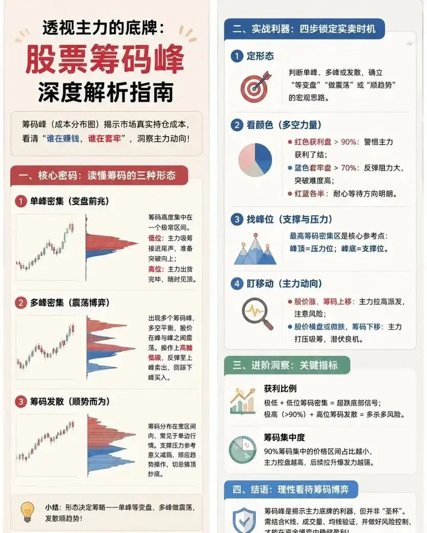 涨跌主力：股票筹码峰深度解析指南 