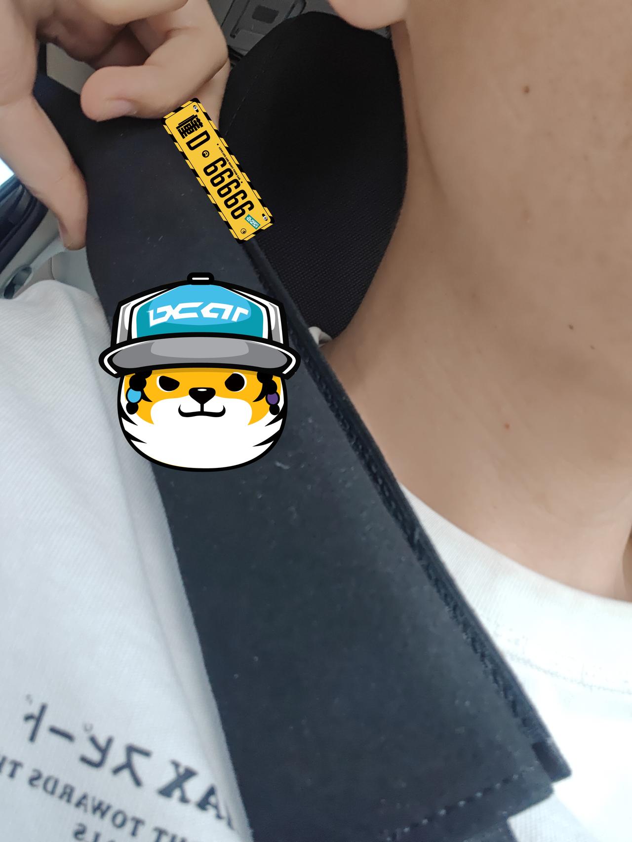 我在很多朋友车上都看到过安全带保护套，这个东西在网上买的时候宣传是可以垫一下肩膀