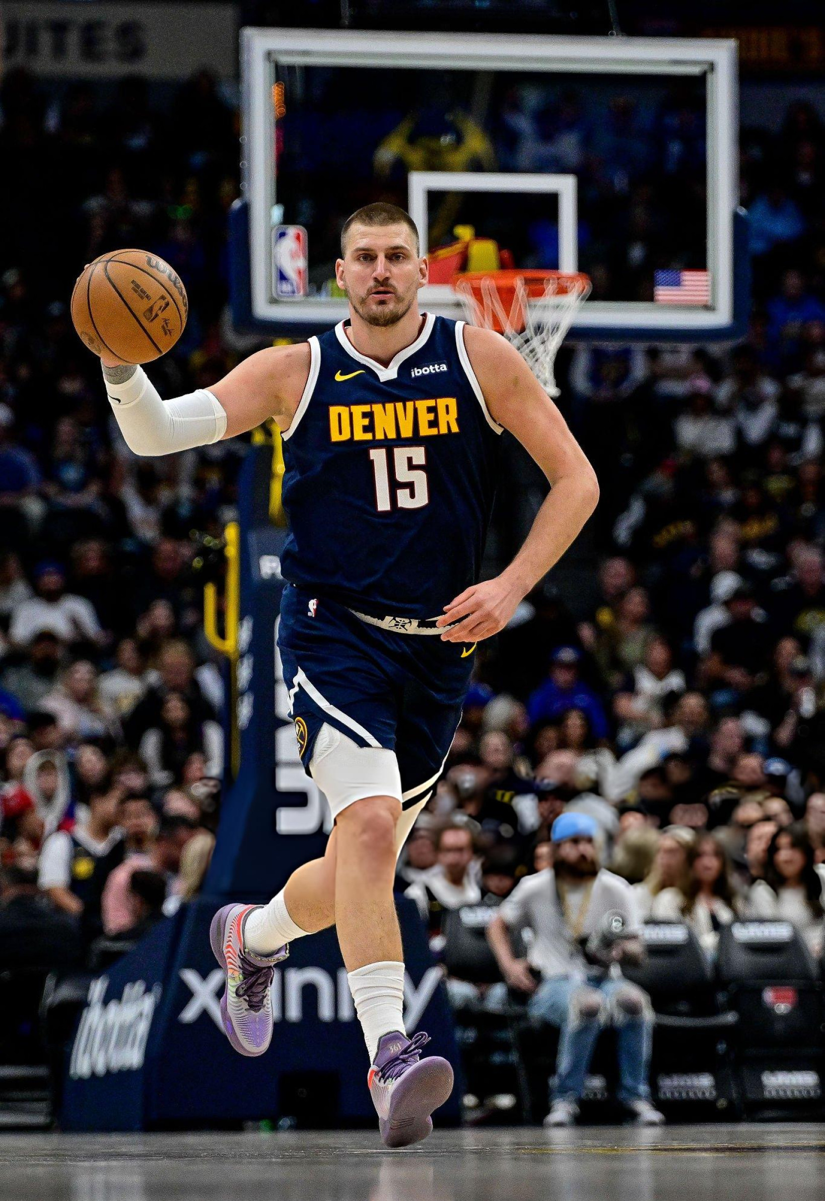 Nikola Jokic 今日上脚 361° Joker 2 GT，交出一份 3