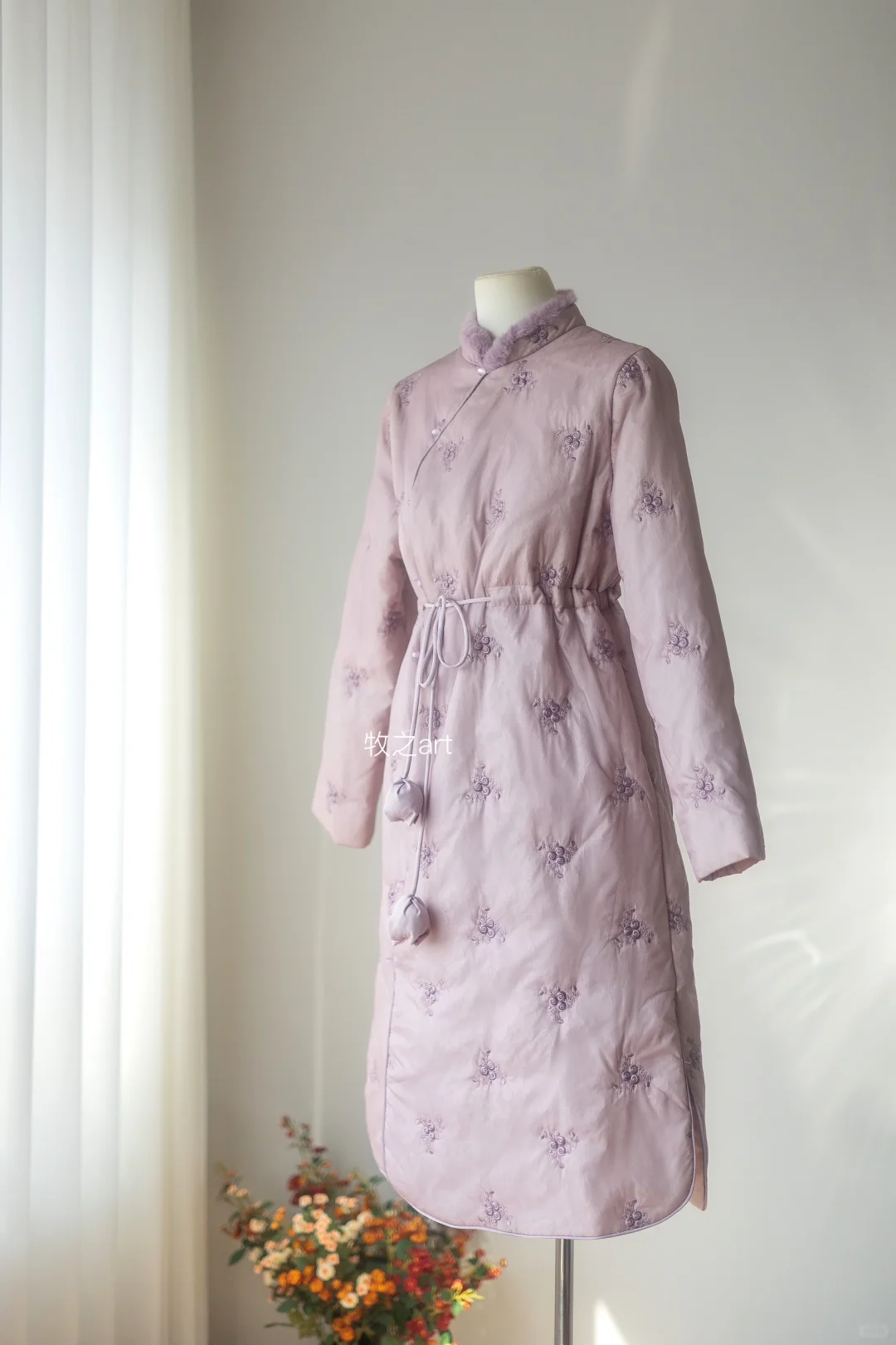 新中式重工刺绣棉服｜中长款现货