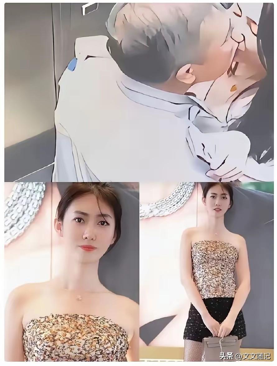 看到宋珍珍亲那个54岁的秃头陈。电梯里，该亲就亲。好多人摇头：这女的也太能忍了吧