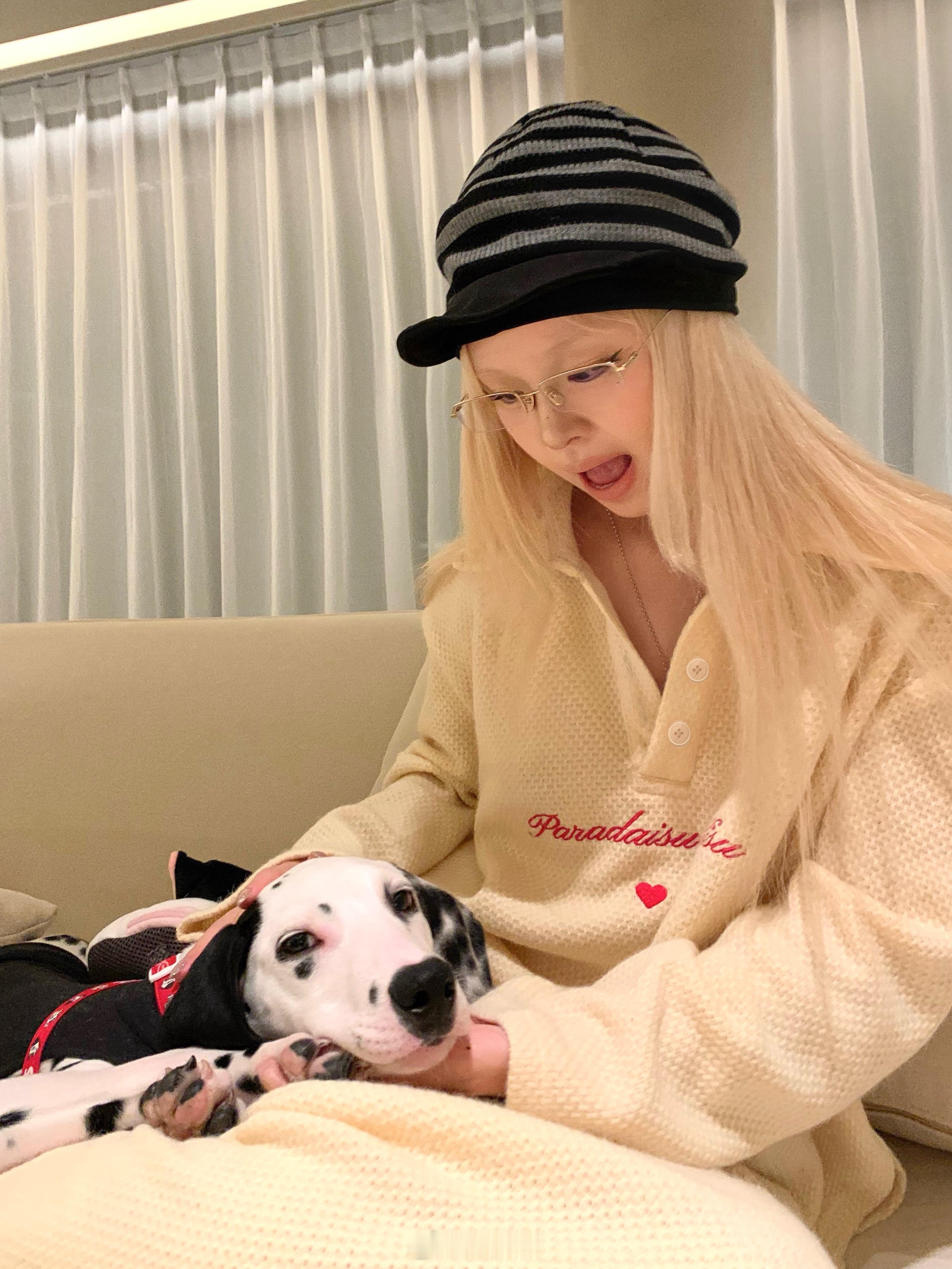 和tabi第一张合影^^小狗日记篇 