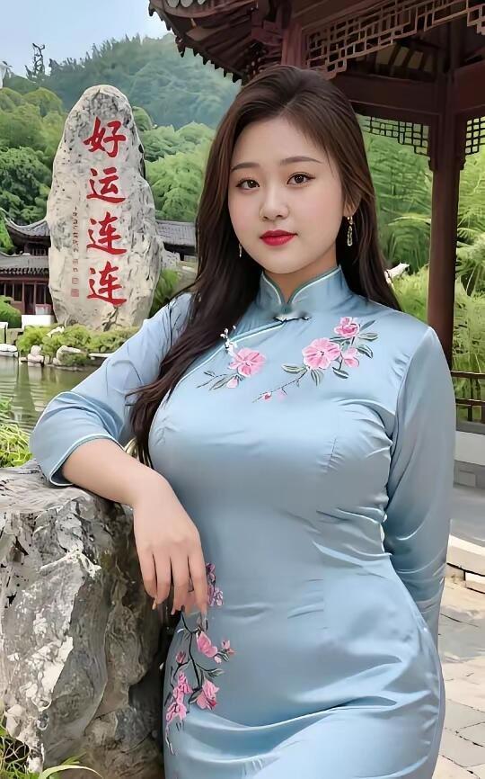 好运连连，旗袍之美！