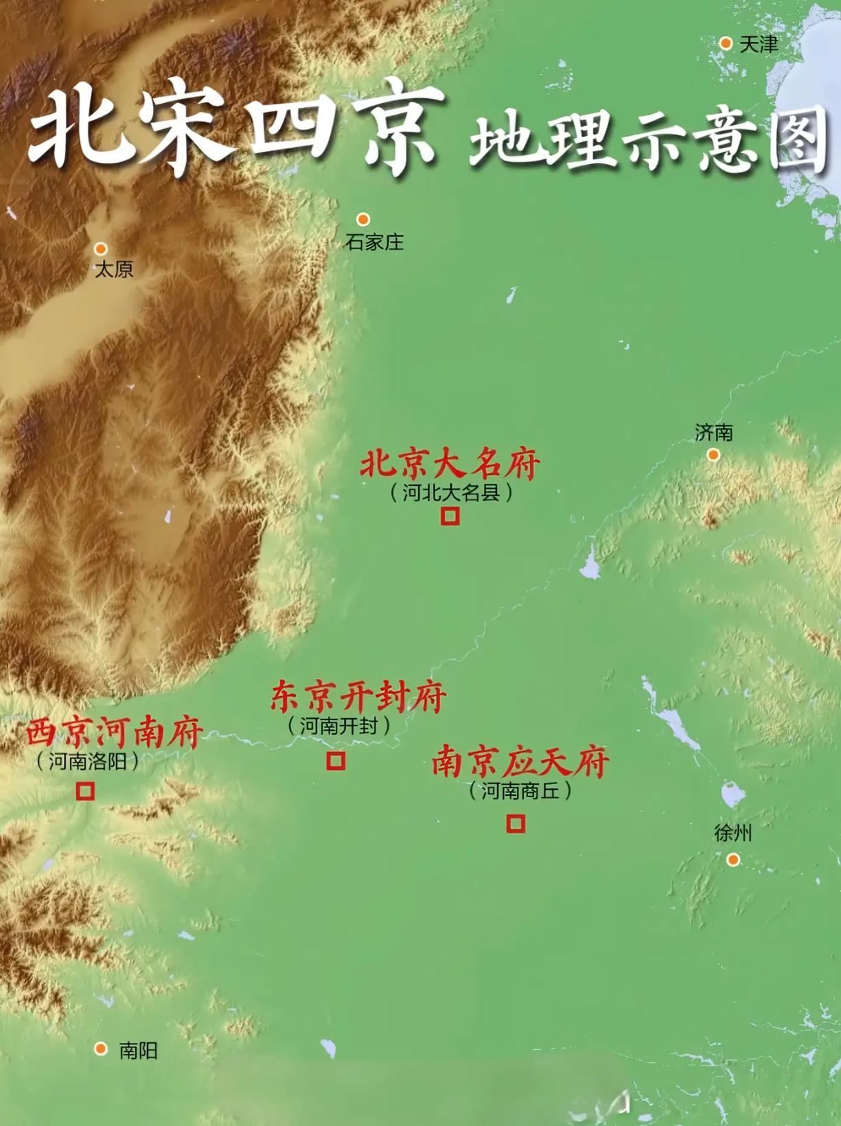 看看地图，细品一下，大名鼎鼎的北宋，貌似故事不少，其实连山河四省都没出。
有人拿