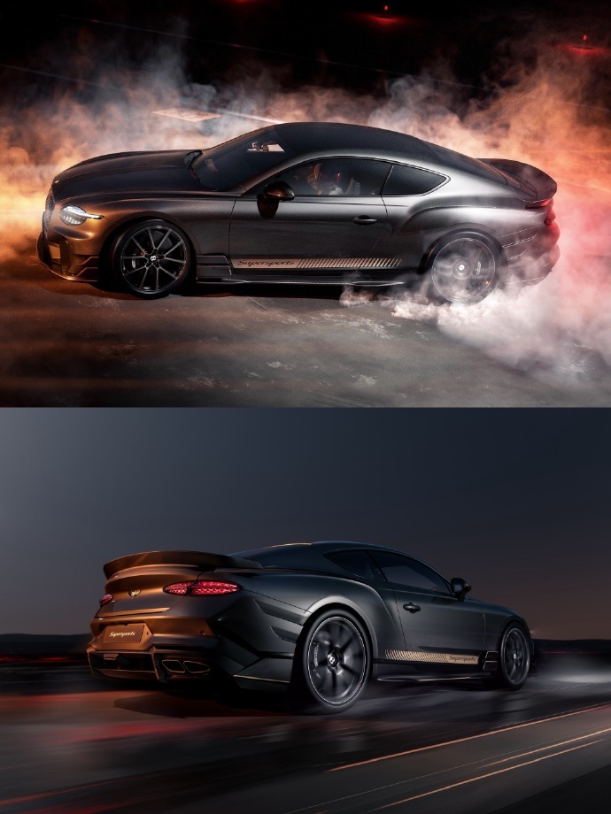 宾利欧陆GT Supersports，全球限量500台。动力总成采用4.0升双涡