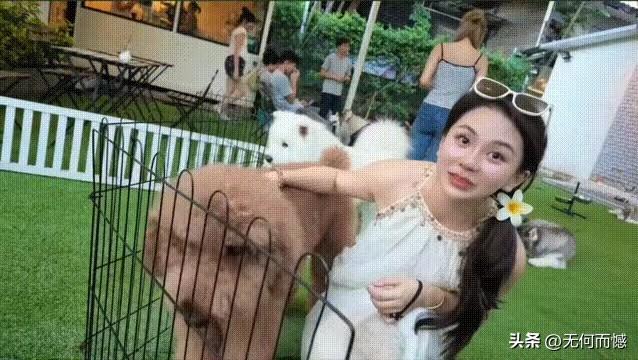 狗狗虽然非常可爱，但是不是自己养的狗，尽量不要逗它玩，这个女子显然是不明白这个道