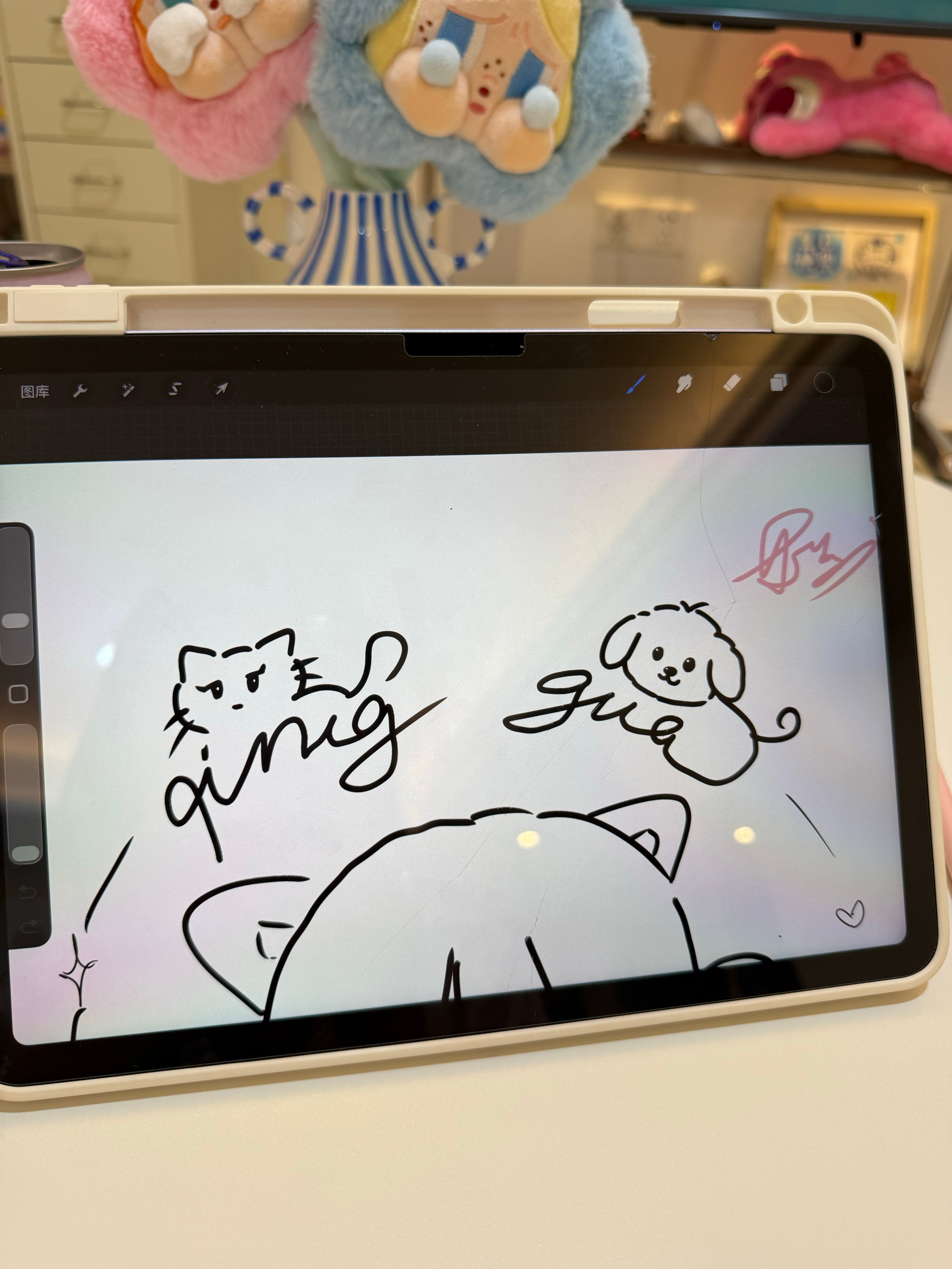 我给你们讲 我终于把草稿画出来了！！！你们有看出来我的小巧思吗！！！我一定要给你