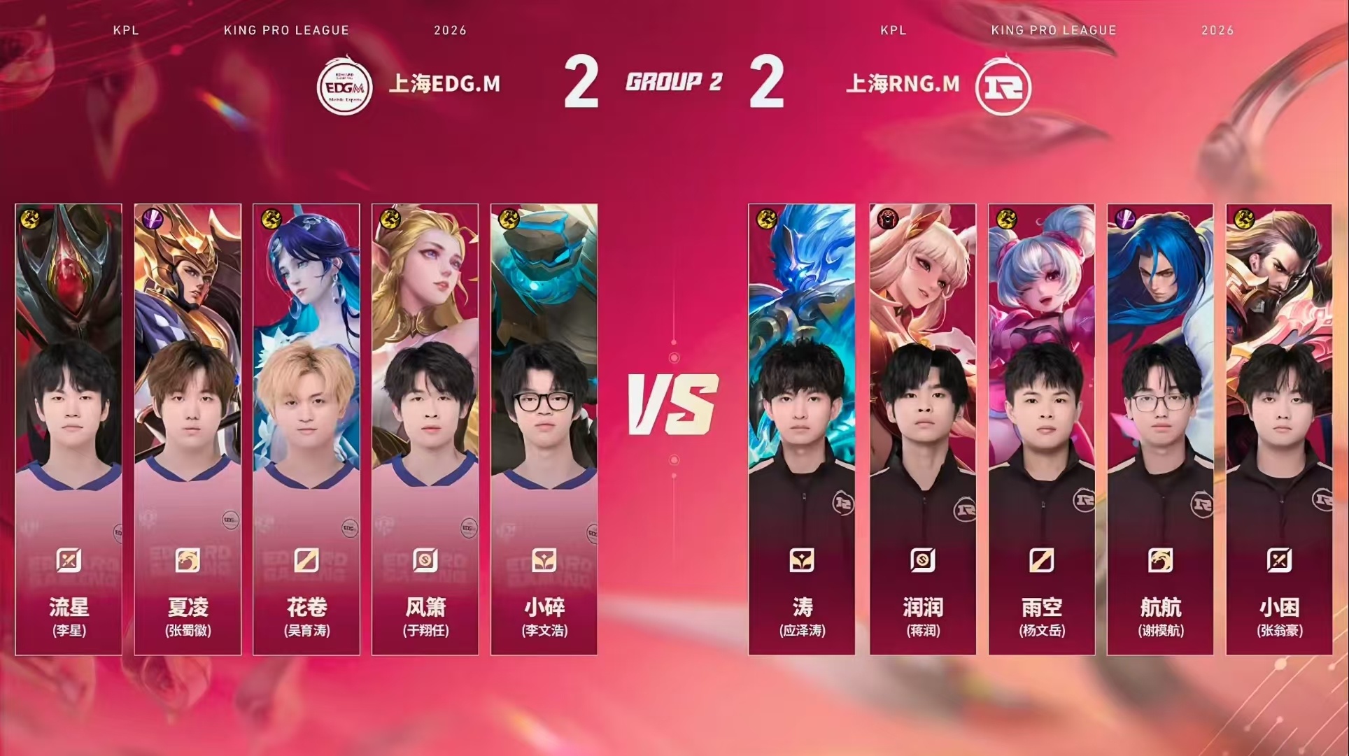 RNGM对战EDGM【2026KPL夏季赛 常规赛第一轮】上海RNG.M vs 