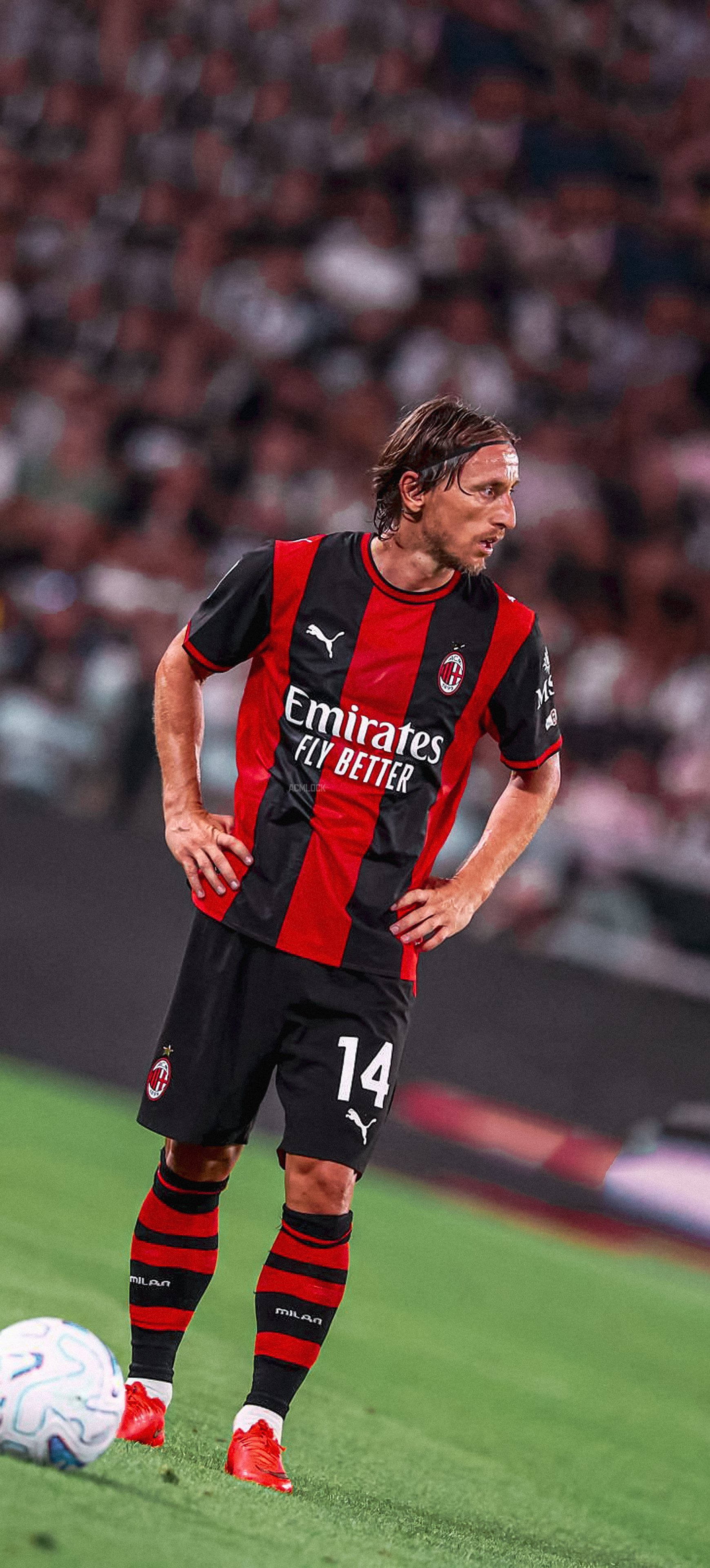 【手机壁纸分享】 🔴⚫️ 莫德里奇🇭🇷.sempremilan ​​​