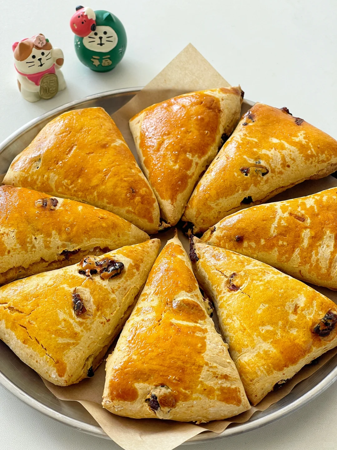 低糖无油❗️南瓜蔓越莓司康 一次成功❗️