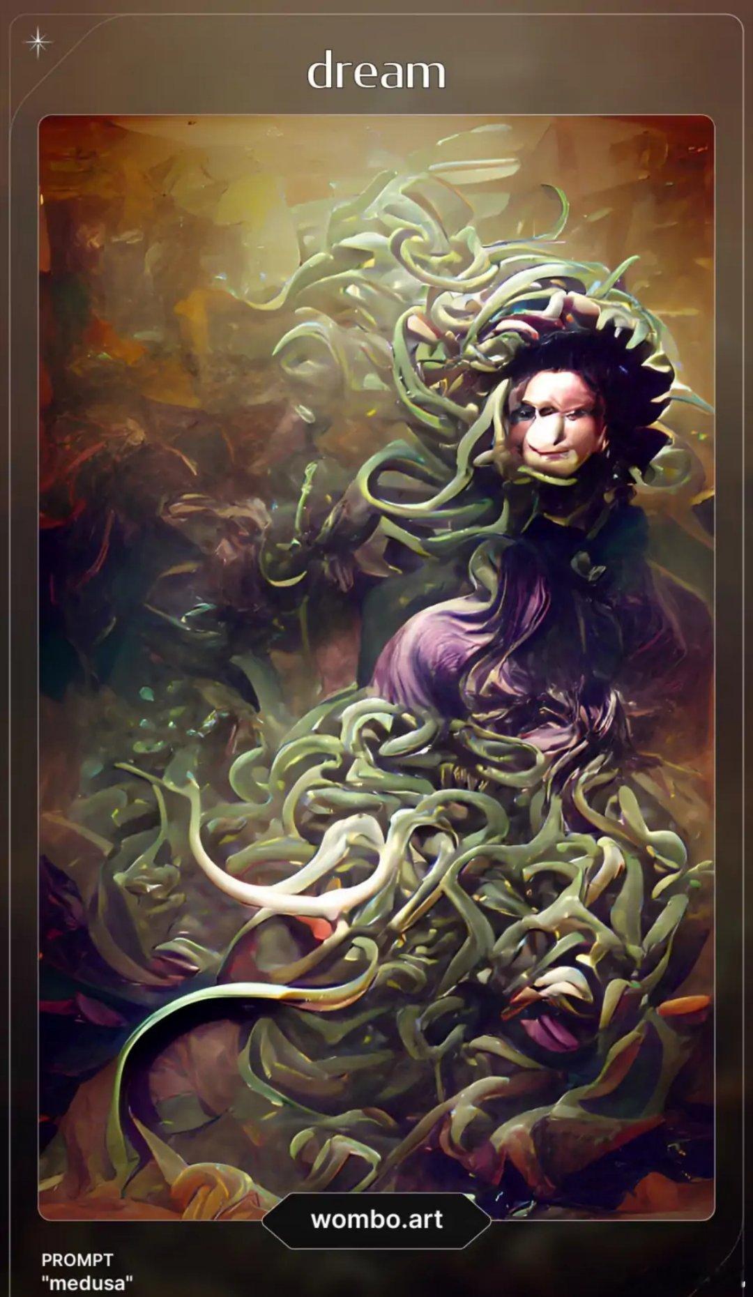 在手机里面找到几张早年ai绘制的图像，大概是2021年上半年。 