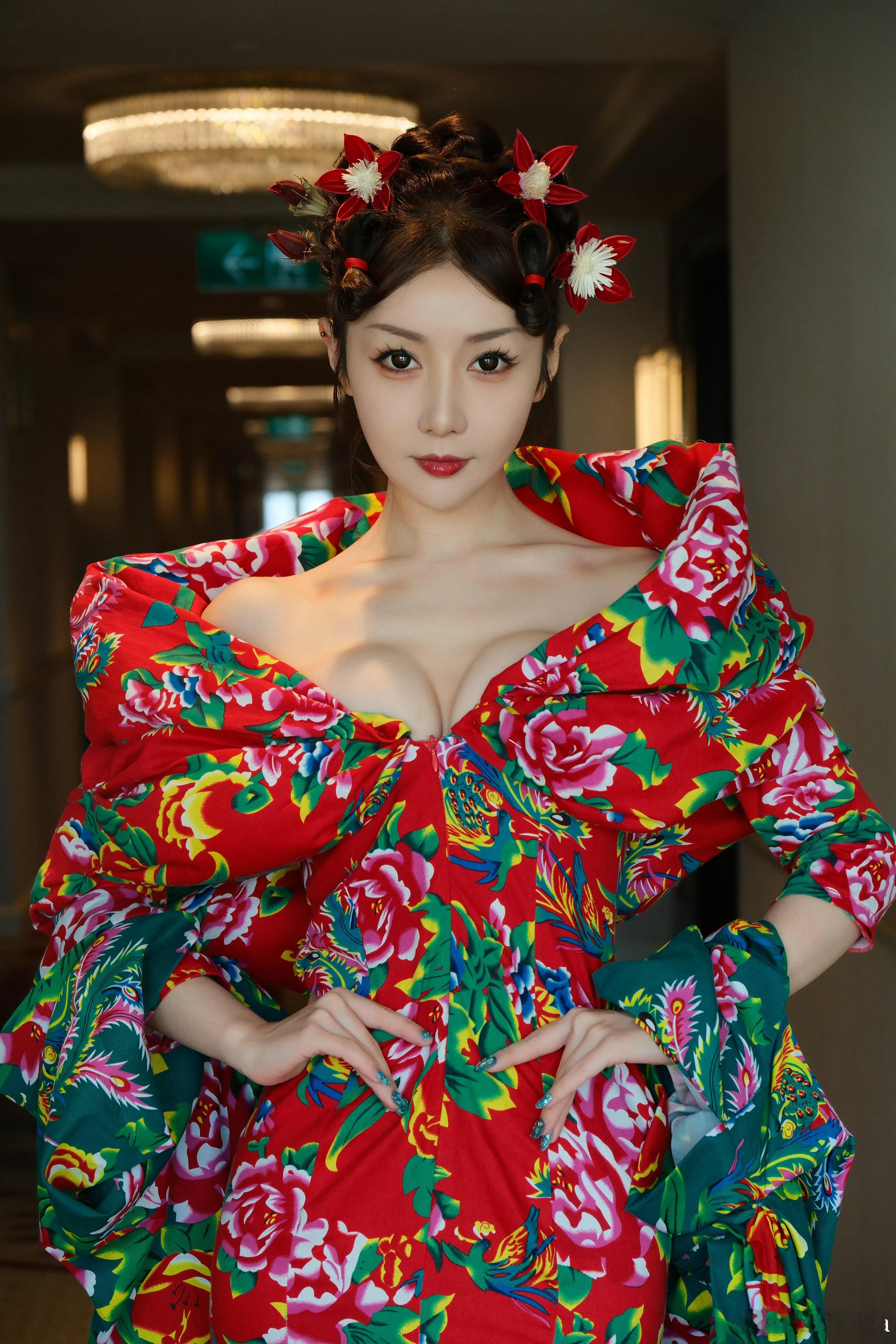 上琪✖️大棉袄造型好出彩[送花花] 