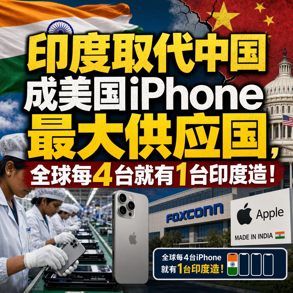 很多人以为印度造的iPhone是“低端货”，背后还得靠中国师傅手把手教。
但20