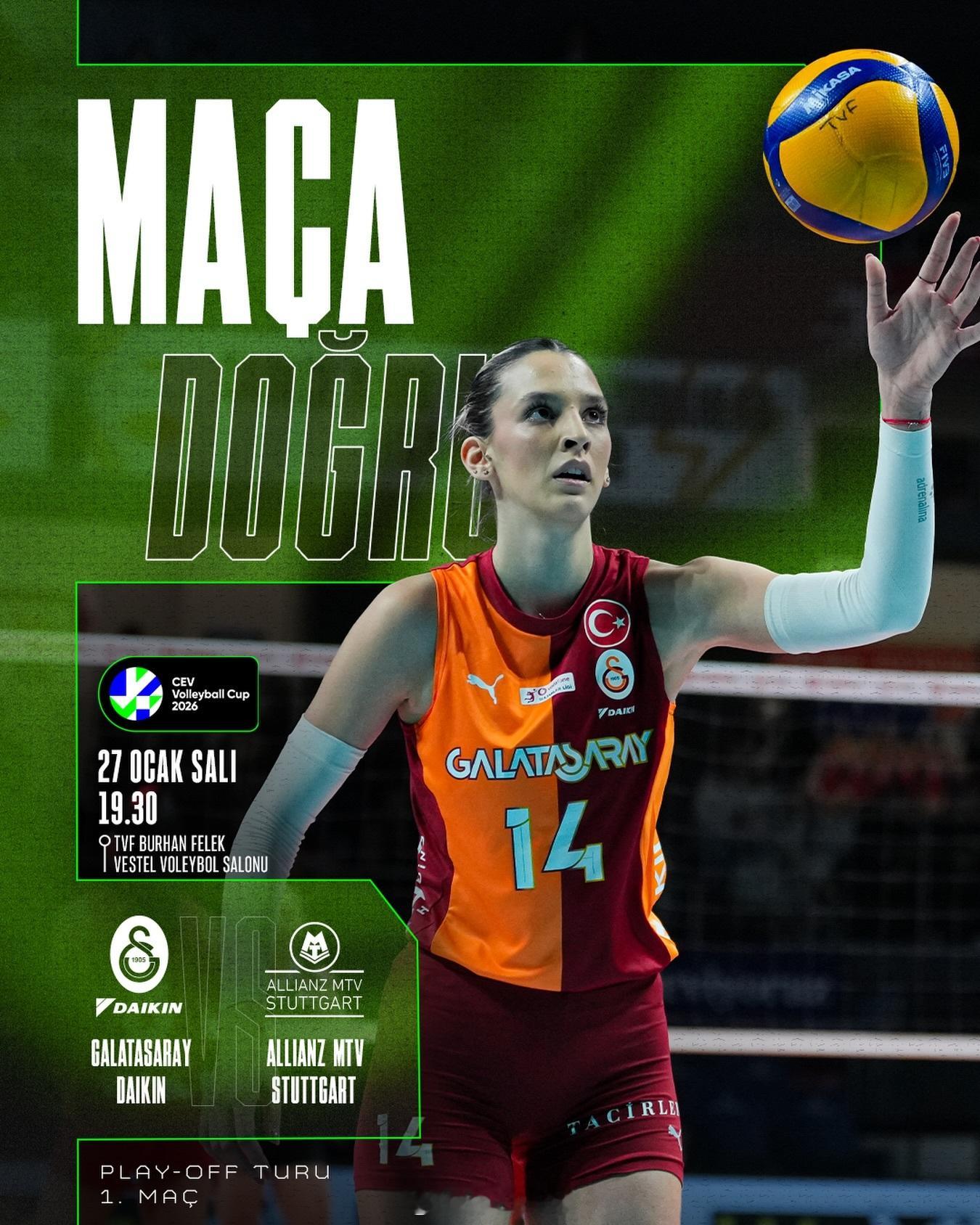 2026女排欧联杯 （争进八强的）附加赛首回合，北京时间今天晚上（明天凌晨）00