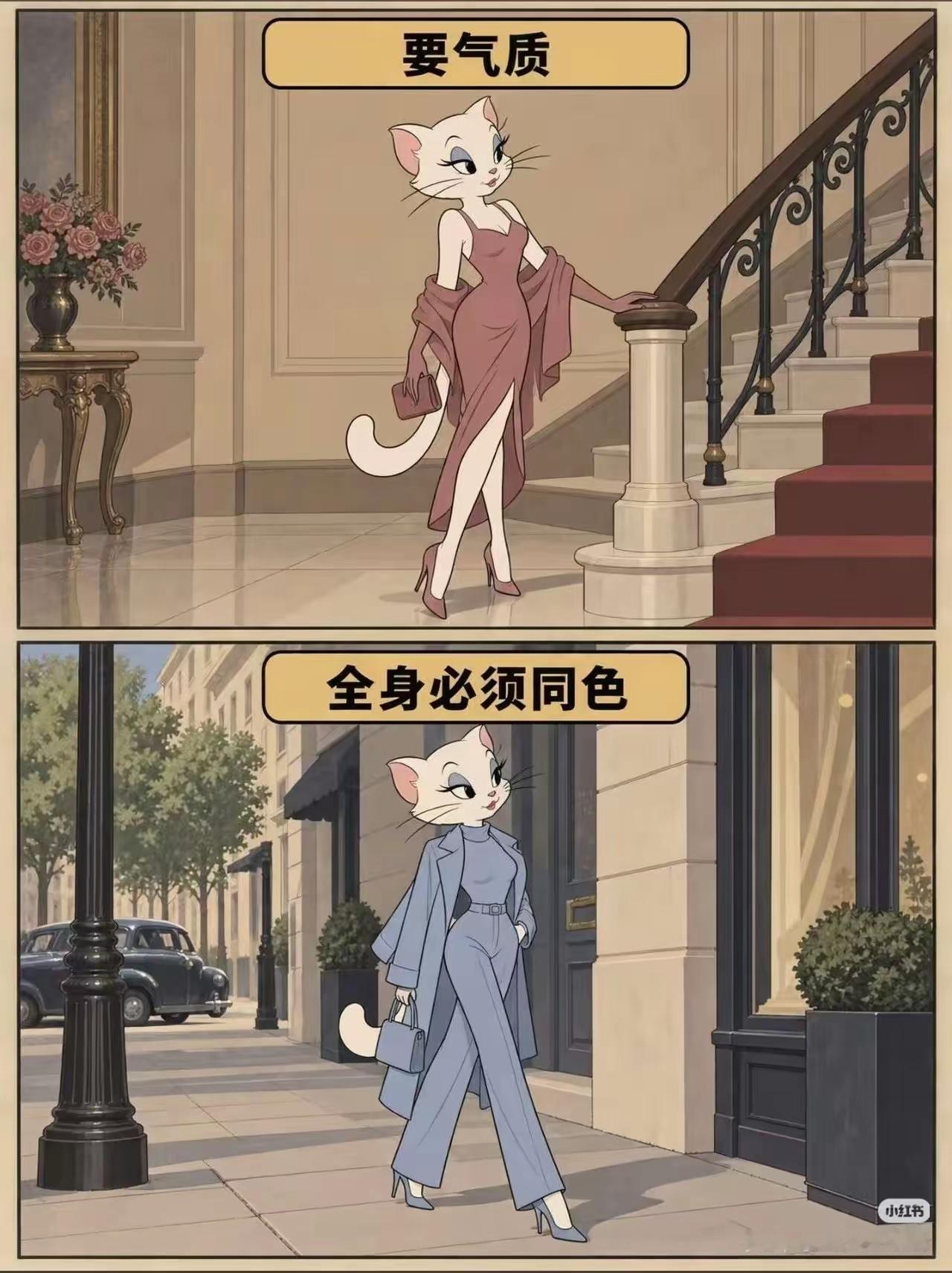 我也曾经这样，为了一套衣服配一双鞋一个包一副耳环一副墨镜，那时真年轻，曾经的美好