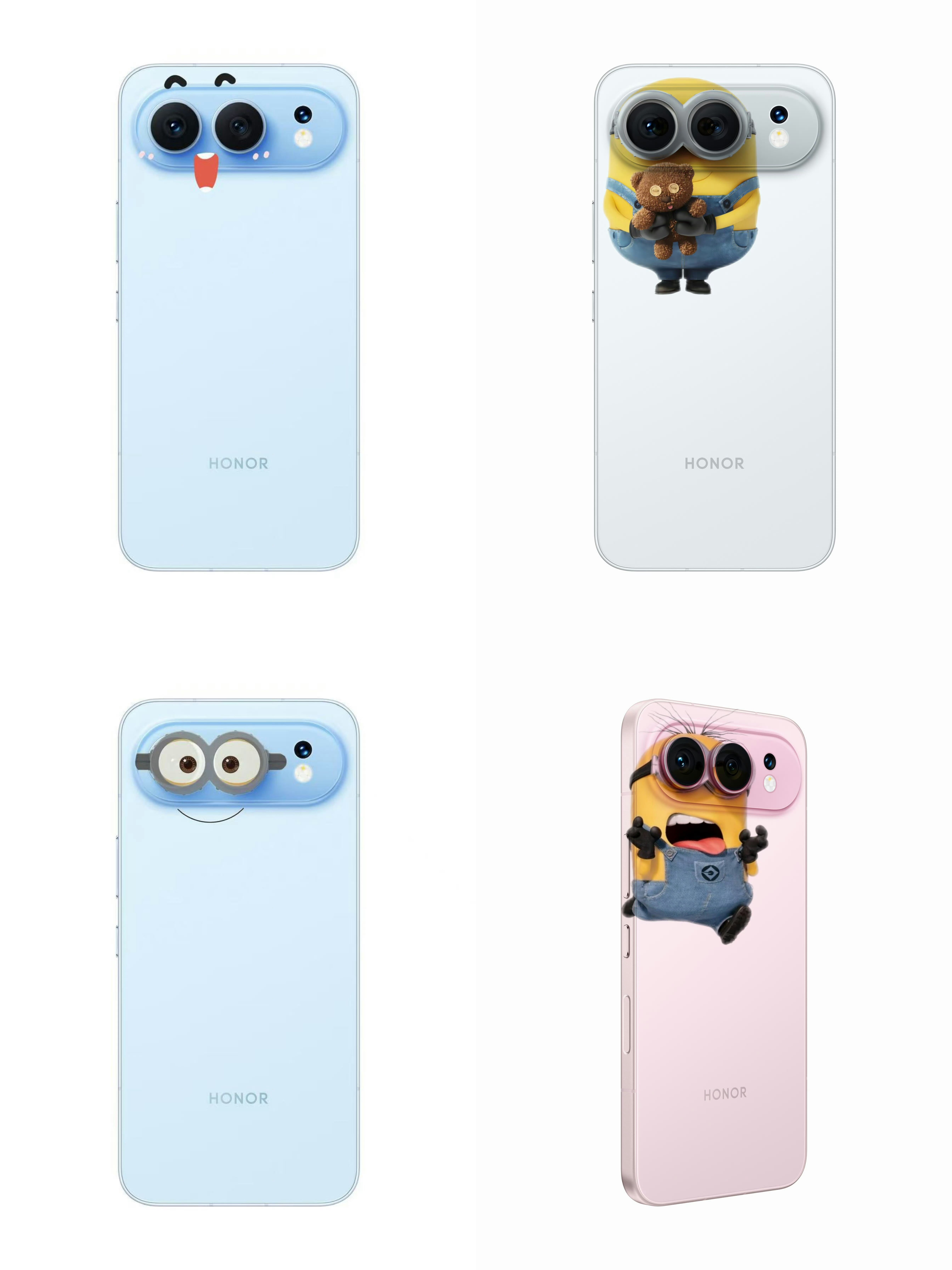 荣耀500系列还没发就已经被手机壳玩起来了，感觉好可爱