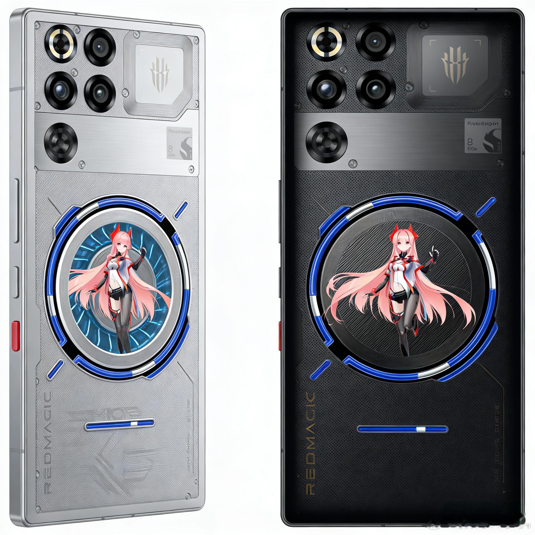 红魔水冷环创意diy红魔11pro 我觉得水冷环当然要有mora的参与才更精彩，