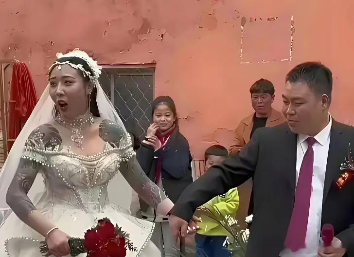 这新娘在婆家应该没人敢惹吧 