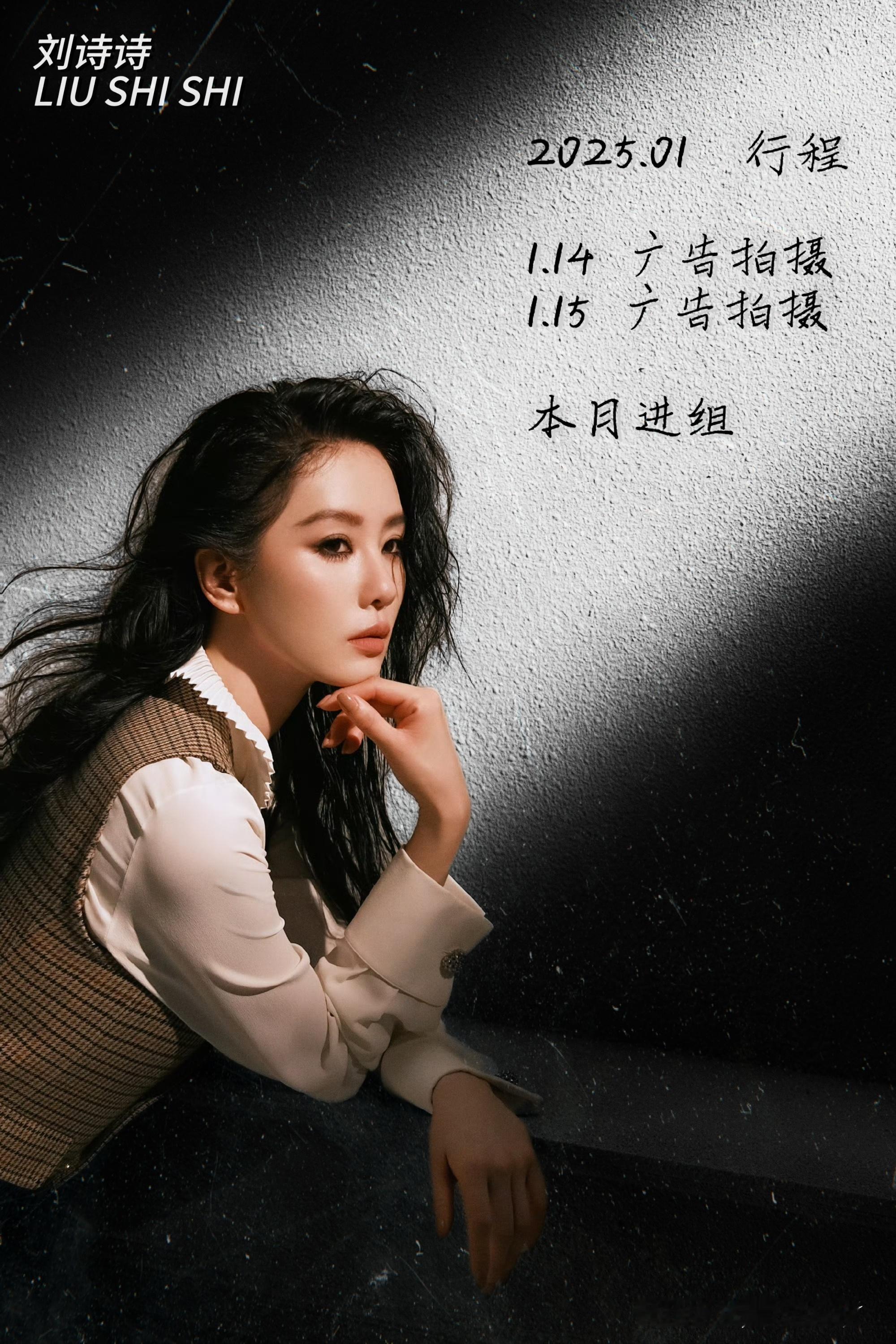 刘诗诗一月进组 演技好颜值高的演员就该多多进组[haha]，期待刘诗诗的新剧开机