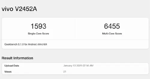 iQOO Z10 Turbo跑分成绩曝光 搭载天玑8400移动平台