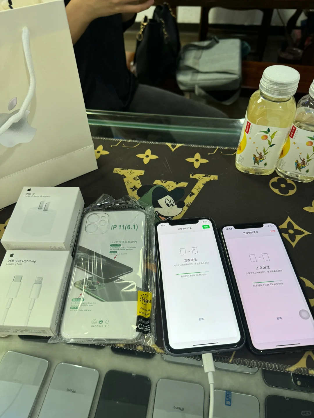 同城女粉深夜到店自提📲苹果11 紫256G国行