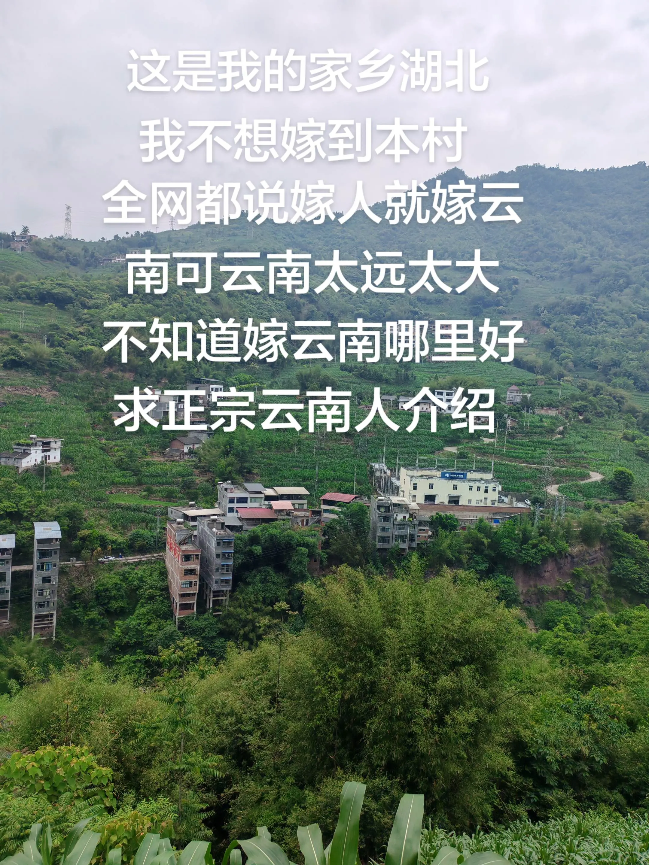 不想再听村里人的闲言碎语了，想找个云南人远嫁出去