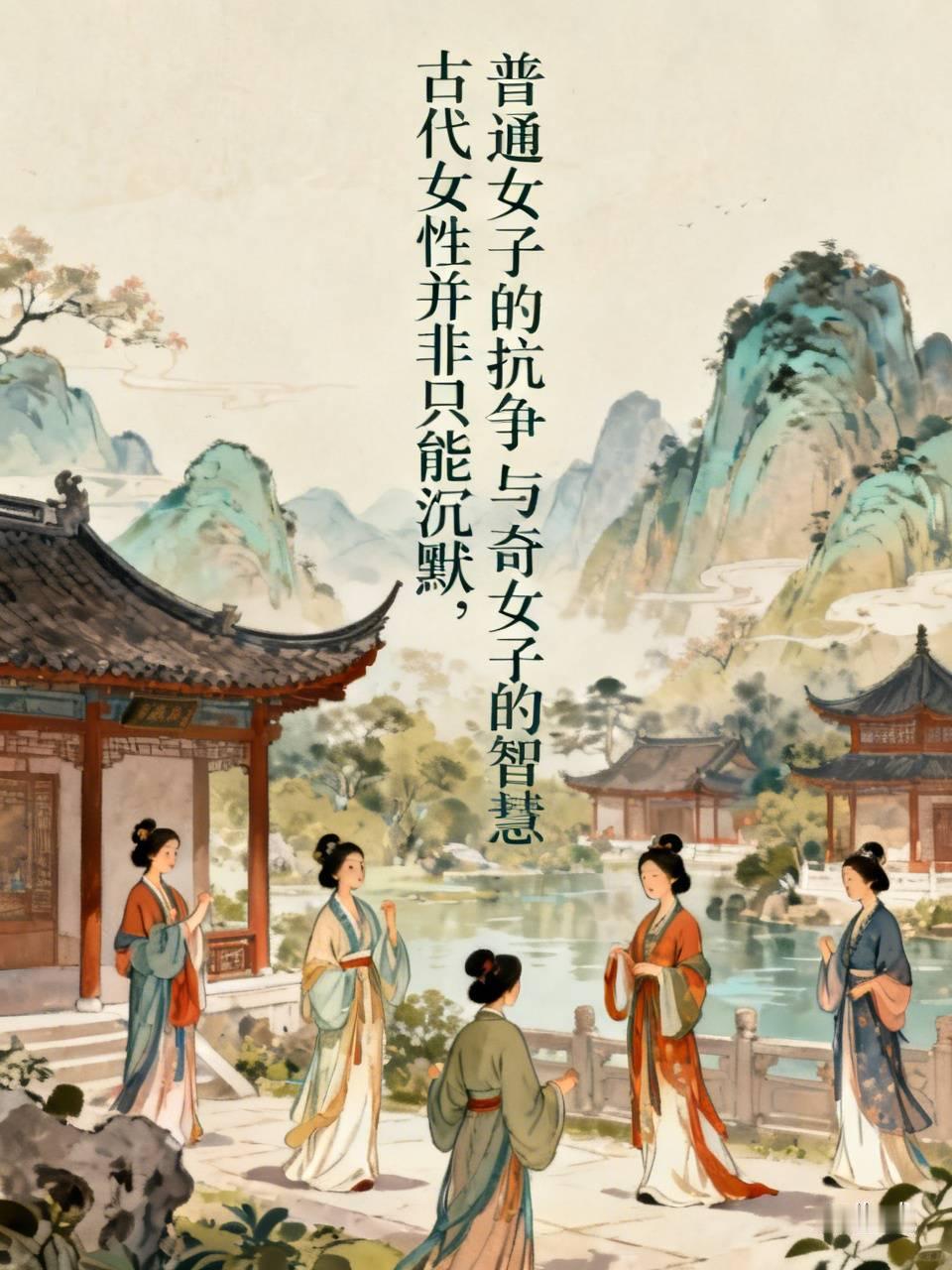 古代女性并非只能沉默
       受古装剧影响，很多人认为古代女子温顺隐忍、恪