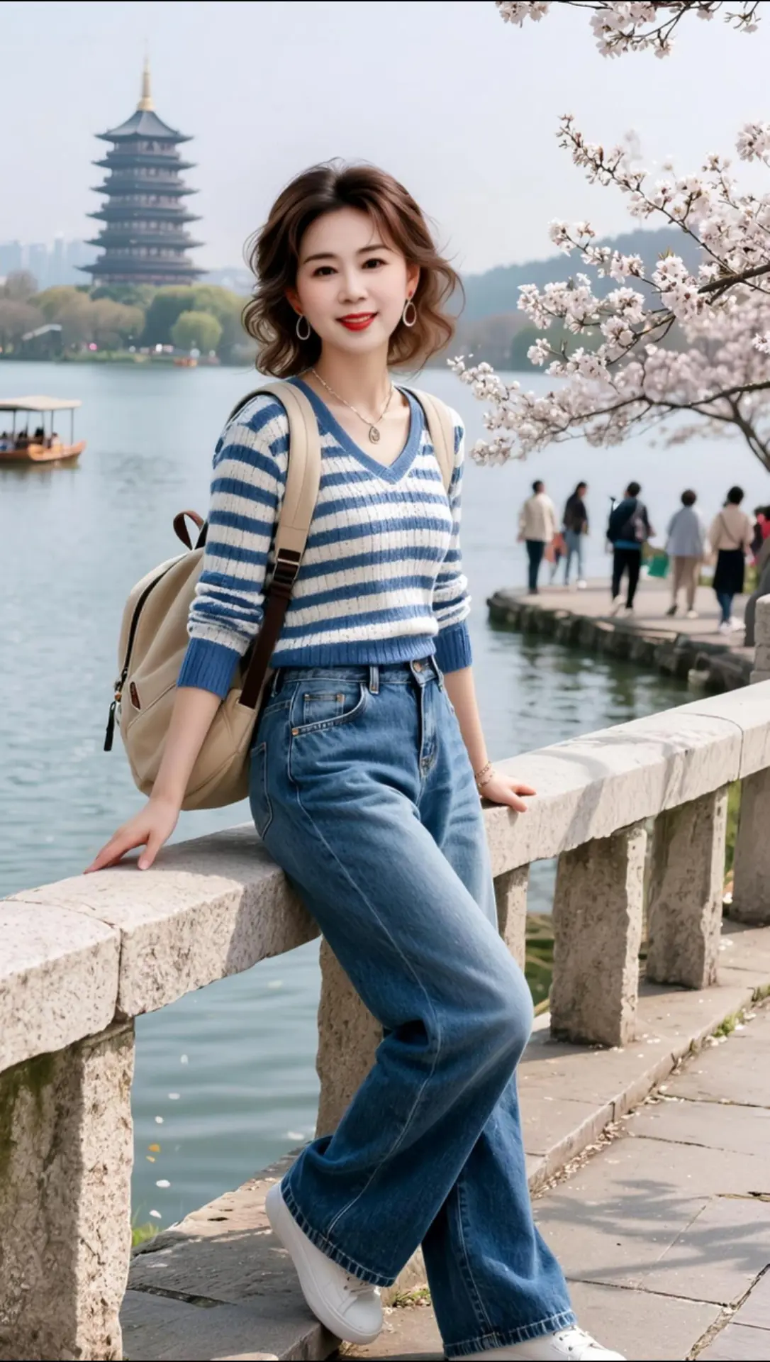 AI湖畔生活照 随变ai随便玩