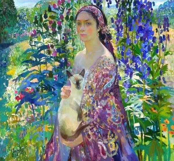 俄罗斯画家Olga Igorevna Suvorova奥尔加·依格温娜·苏洛娃绘