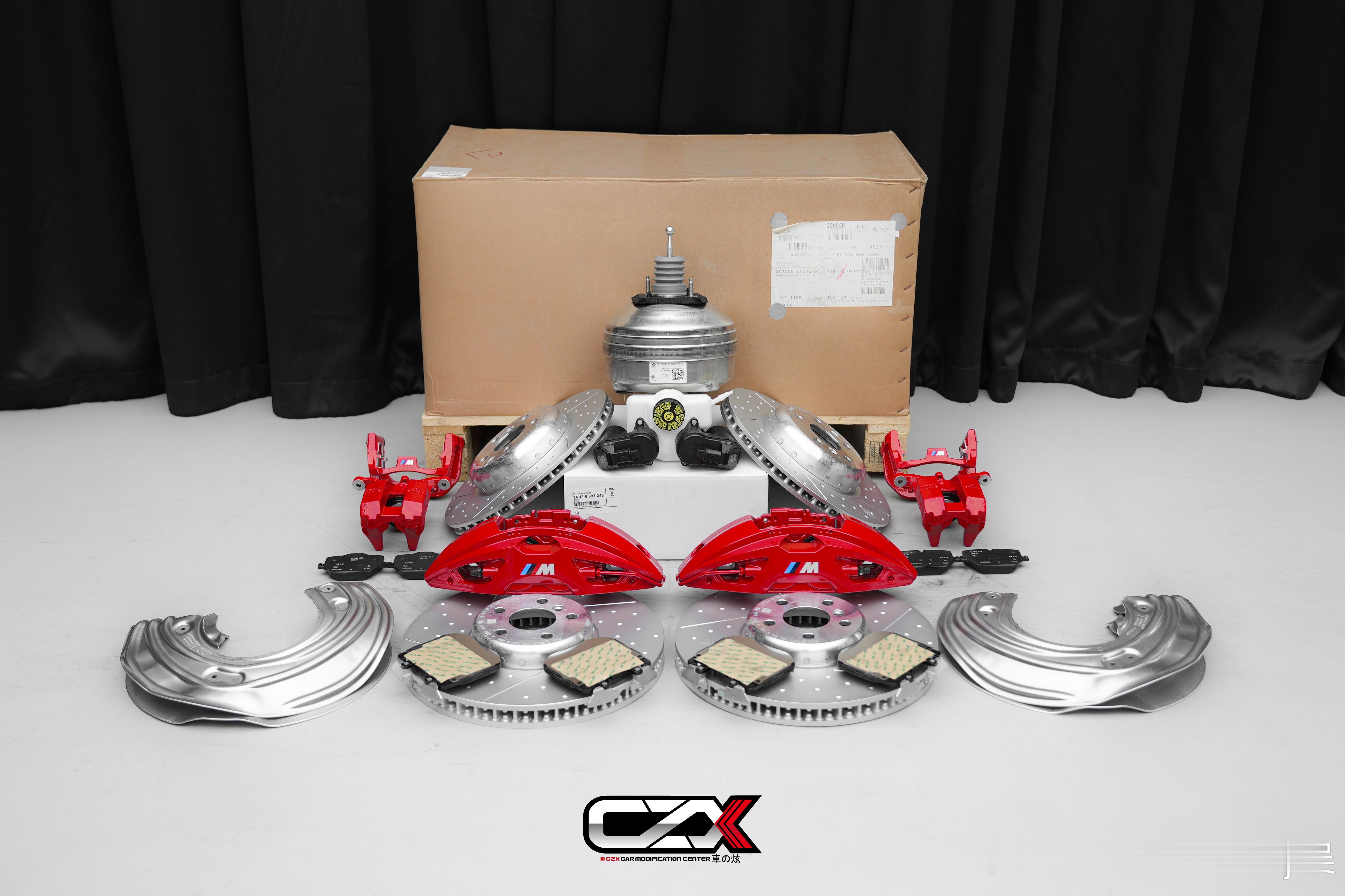 宝马通用改件 BMW M Performance（MP)前后刹车套件 前4活塞搭