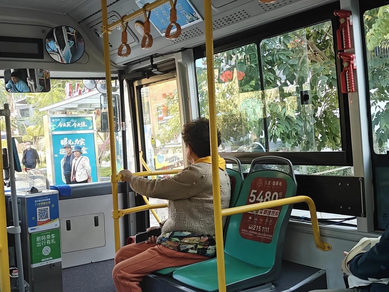 来西双版纳景洪，今天是第四天了，这是头一次坐公交车。上午想出去，一想到上午老头老