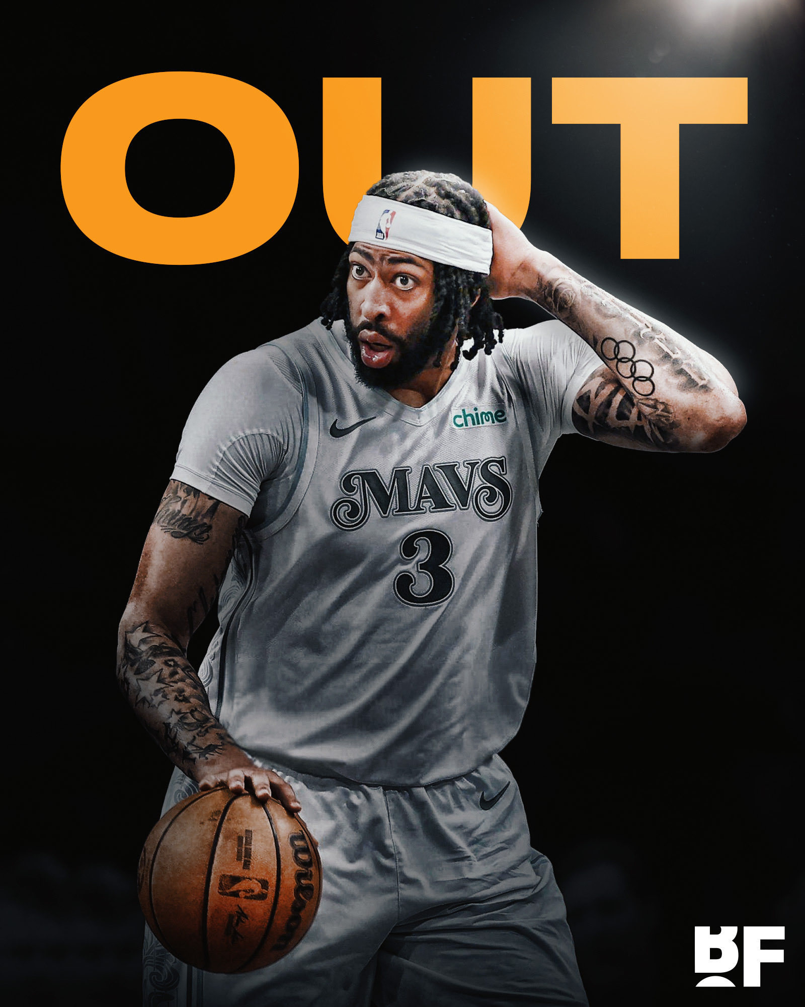 今日圣诞大战浓眉腹股沟受伤提前退赛。对此，Skip评论道：“如果安东尼·戴维斯能