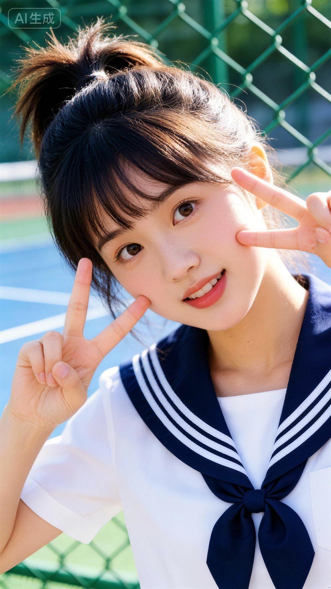 青春如水，笑靥如花。