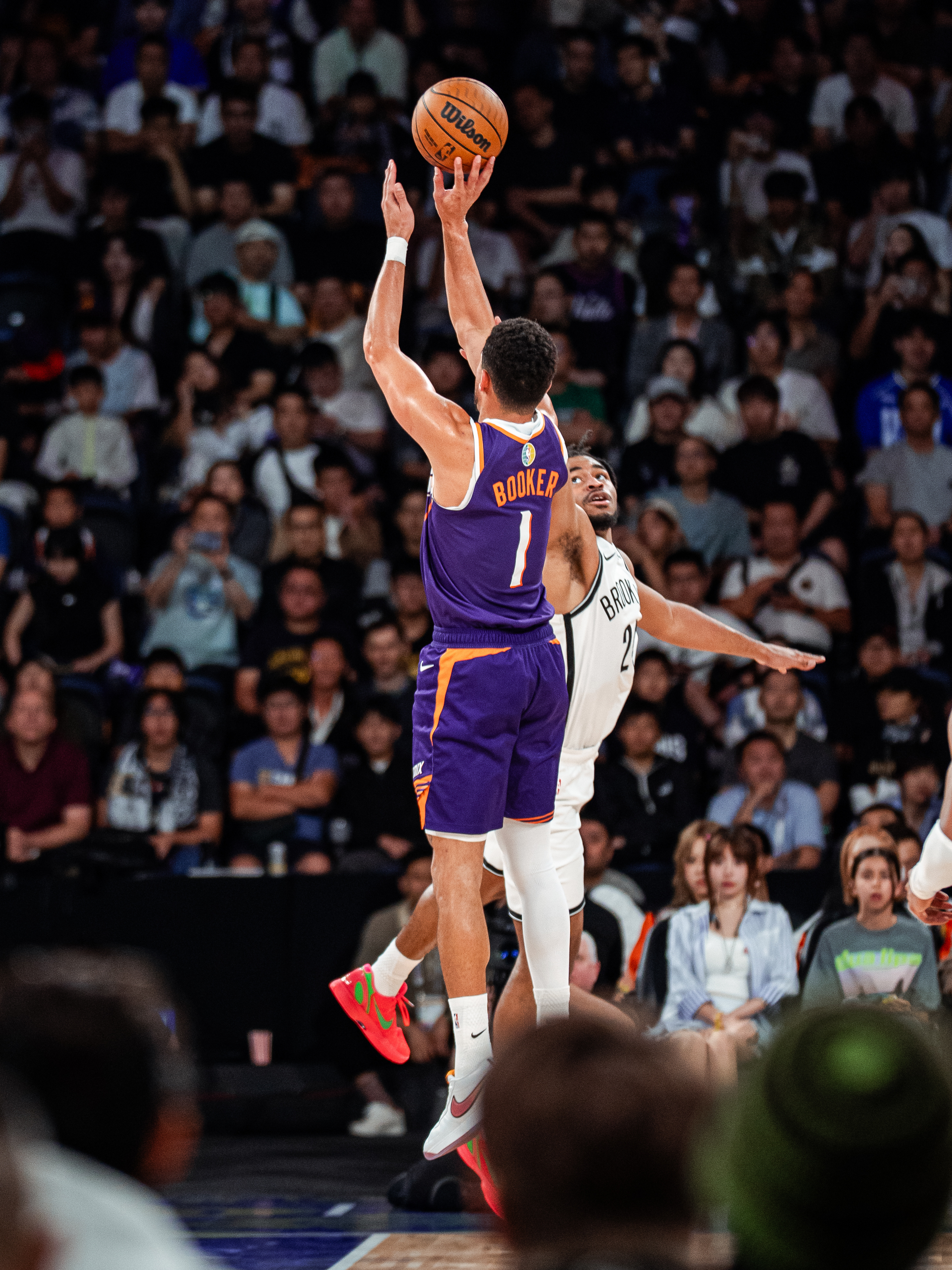 什么是顶级得分手？🔥布克用火热的手感告诉你答案！NBA中国赛2025 ｜太阳队