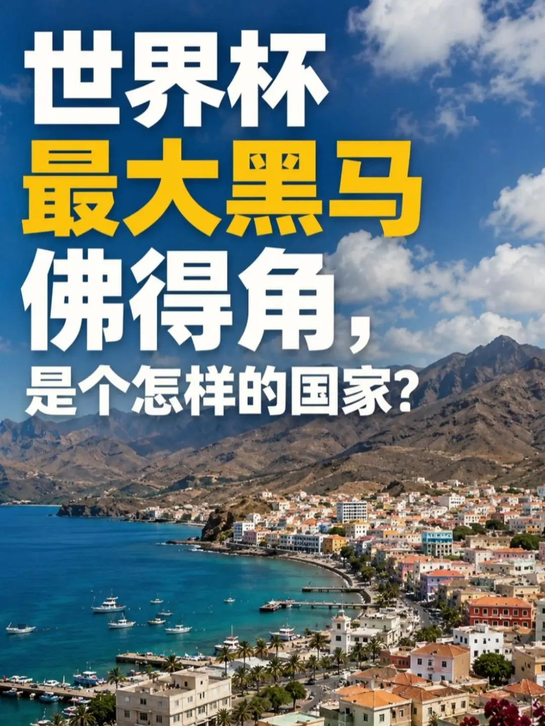 图解佛得角：2026世界杯最大的黑马。🏆 最近刷到佛得角驻华大使感谢...
